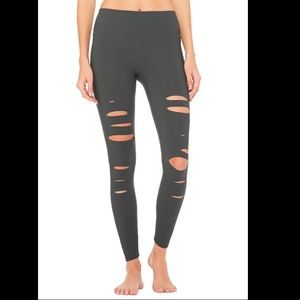 Alo Yoga High Waist Ripped Warrior Legging
